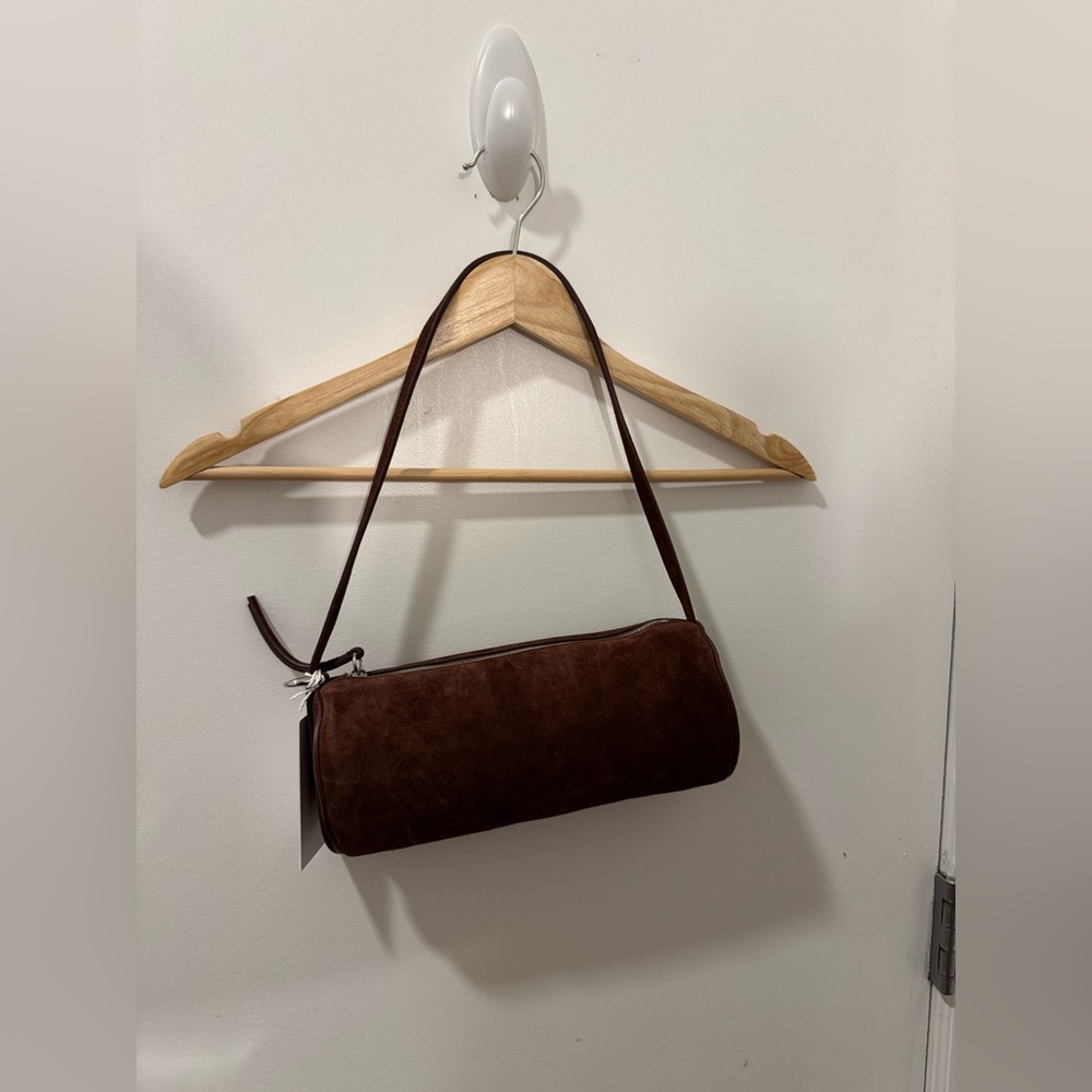 NWT reformation Simona suede purse - espresso suede - Picture 7 of 8